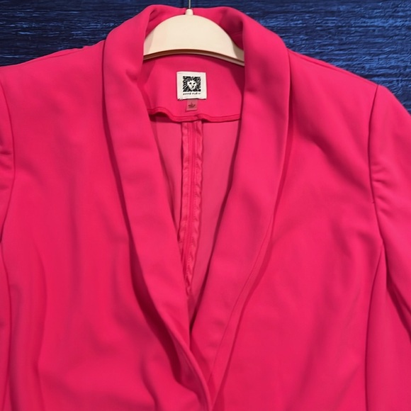 Anne Klein Hot Pink Blazer - Picture 4 of 5